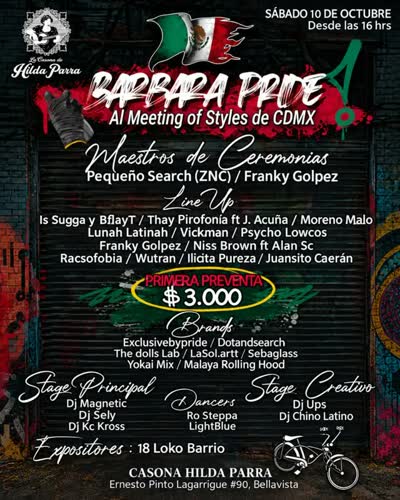 Meeting of Styles de CDMX - Bárbara Pride