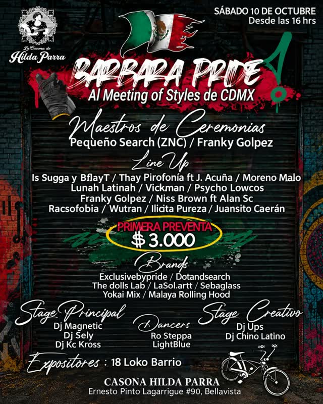 Meeting of Styles de CDMX - Bárbara Pride