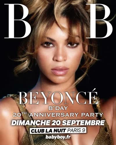 BEYONCÉ B'DAY 20TH ANNIVERSARY PARTY