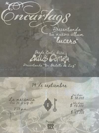 Lanzamiento de álbum ENCARTA 98 y presentación ADIÓS COMETA