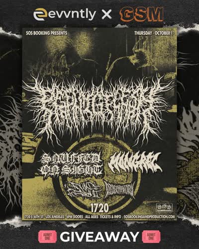 GIVEAWAY ALERT: Peeling Flesh with special guests Snuffed on Sight, Mongrel, and Grounds for Assault