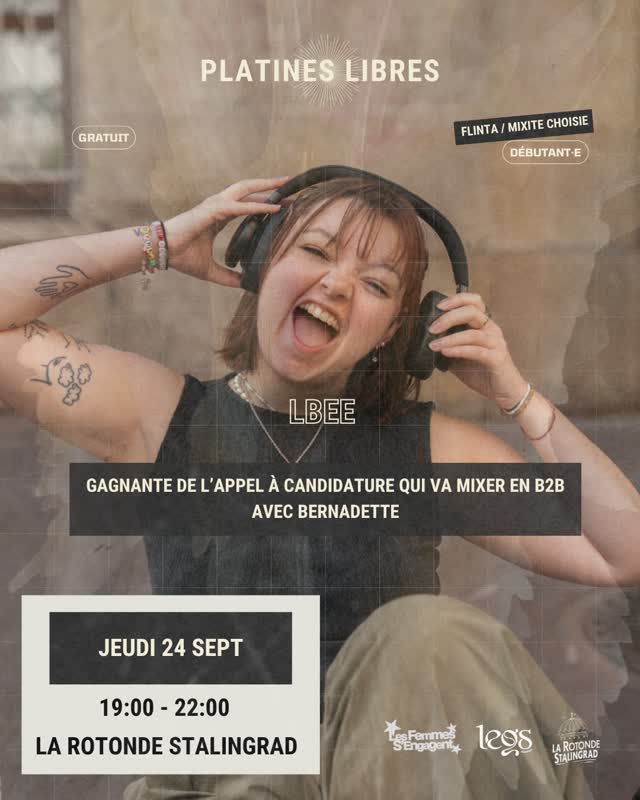 PLATINES LIBRES — DU MIX À LA SCÈNE