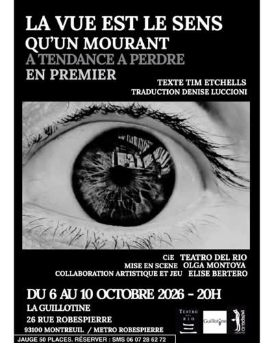 La vue est le sens qu'un mourant a tendance à perdre en premier