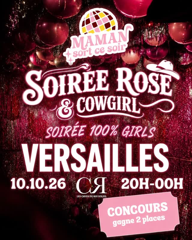 MAMAN SORT CE SOIR - Soirée Rose & Cowgirl