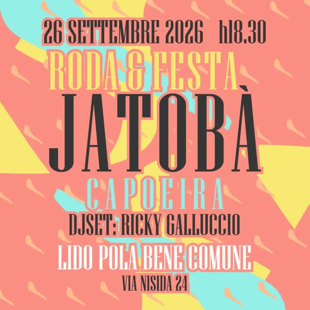 RODA SONORA *JATOBÀ* CAPOEIRA 🪘 Djset RICKY GALLUCCIO