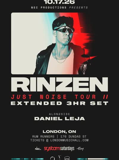 System Saturdays Oct 17 - RINZEN 3hr Extended set
