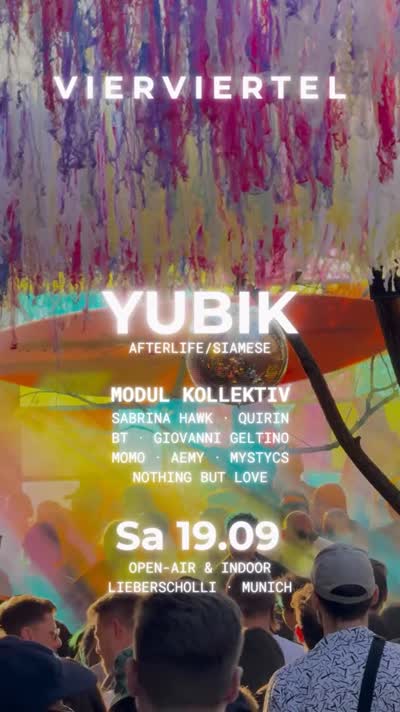 Weekend is over? Yeh but no, @vierviertel.xyz and @yubikmusic