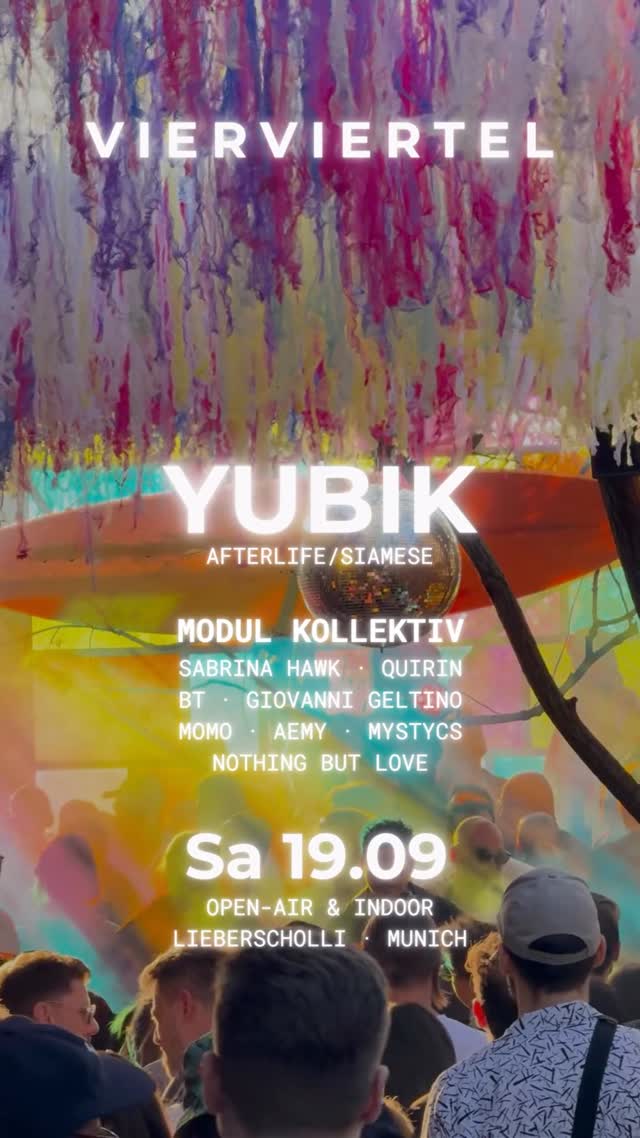 Weekend is over? Yeh but no, @vierviertel.xyz and @yubikmusic