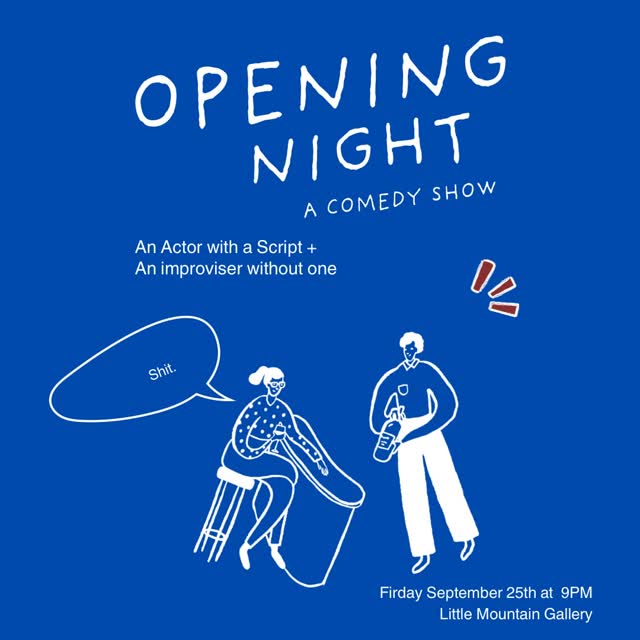OPENING NIGHT A COMEDY SHOW