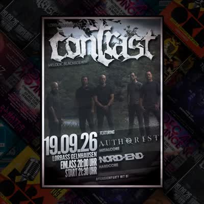 LIVE 19.09.: @contrast_kollektiv @authorist.band @nord.end.hc
