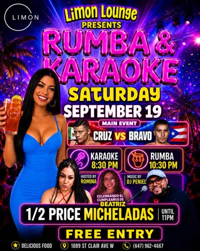 Limon Lounge Presents Rumba & Karaoke