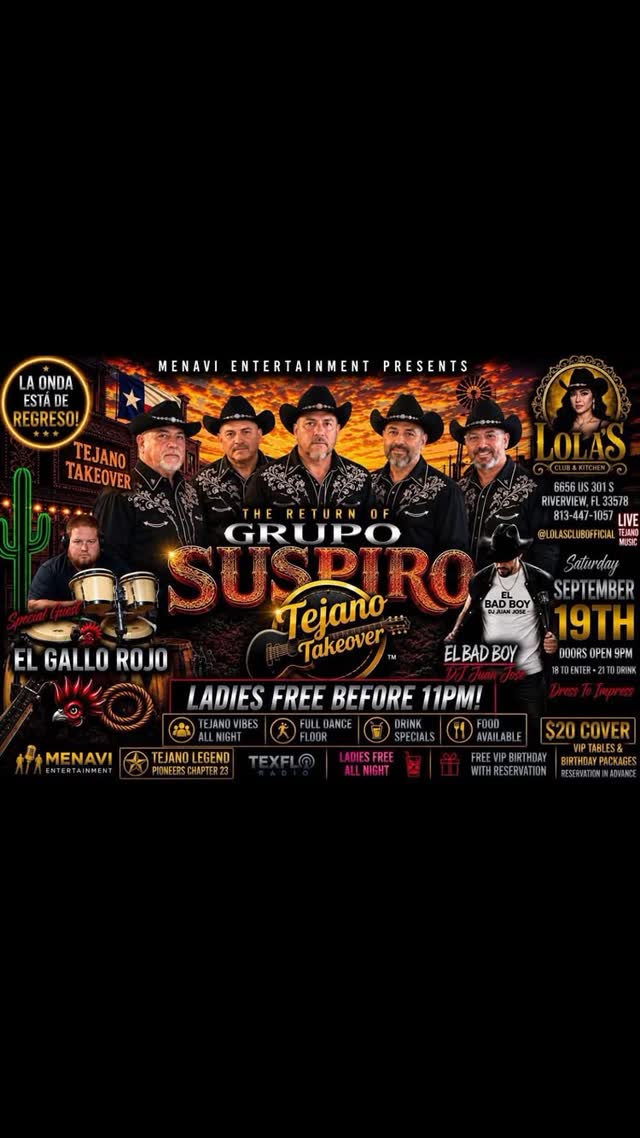 Tejano Takeover - Grupo Suspiro Return