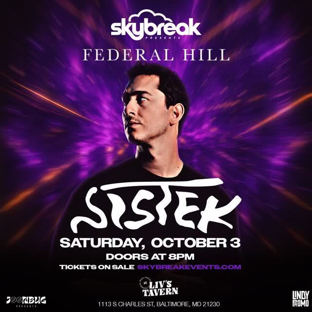 @sistek brings his signature blend of Afro House, Latin influences + melodic electronic sounds to @livstavern for an outdoor block party.
