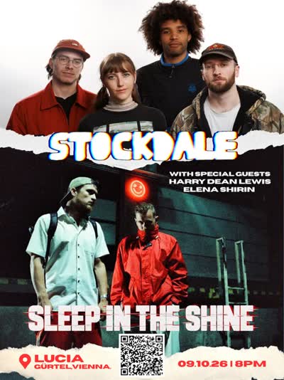 Ayyyy people! On the 9th of October at @lucia.vienna we will be hitting the stage with the @stockdale.x ⚡️ With special guests @harrydeanlewis & @elenashirinmusic Tickets 12€ - link in our bio 😘 Get ready for a night of beautiful madness ❤️‍🔥 #livemusic #concert #hiphop #alternativehiphop #music