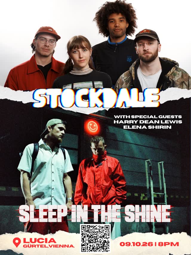 Ayyyy people! On the 9th of October at @lucia.vienna we will be hitting the stage with the @stockdale.x ⚡️ With special guests @harrydeanlewis & @elenashirinmusic Tickets 12€ - link in our bio 😘 Get ready for a night of beautiful madness ❤️‍🔥 #livemusic #concert #hiphop #alternativehiphop #music