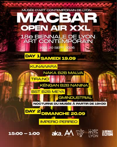 macBAR OPEN AIR XXL - 18e Biennale de Lyon