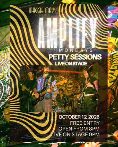 Amplify Mondays - Petty Sessions Live on Stage