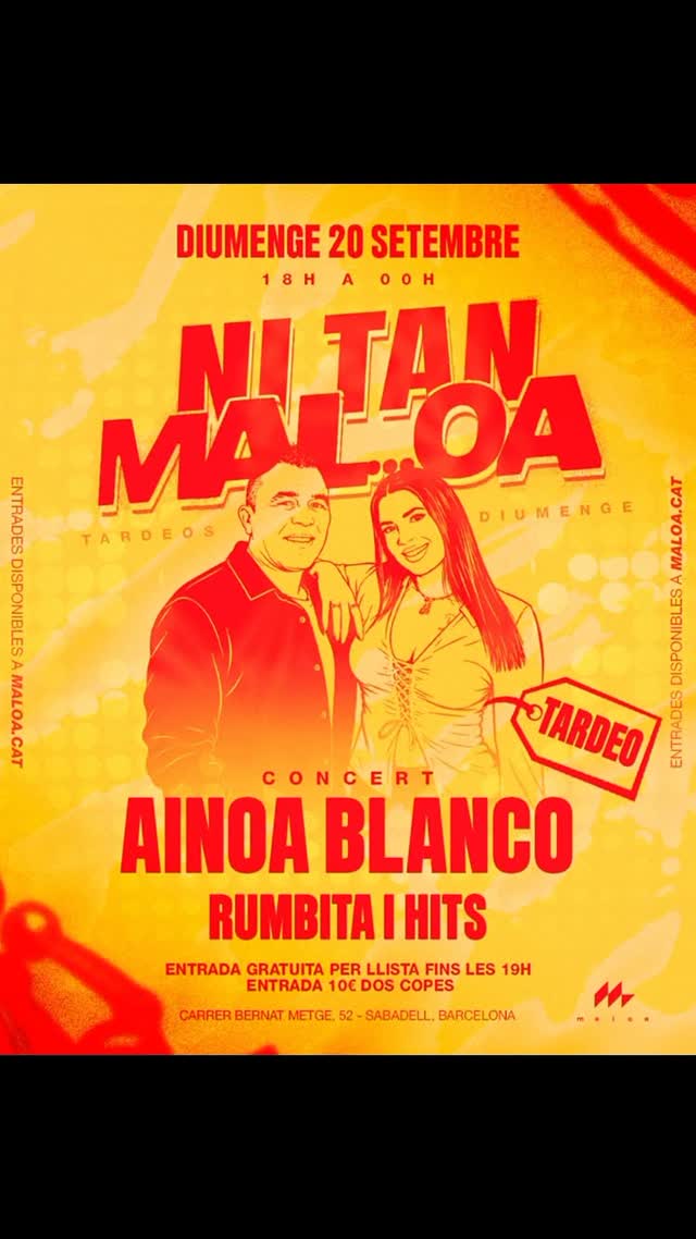Ni Tan Mal...OA Concert Ainoa Blanco Rumbita i Hits