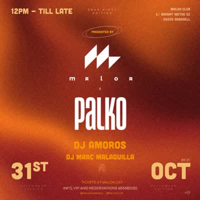 HALLOWEEN NIGHT – MALOA X PALKO
