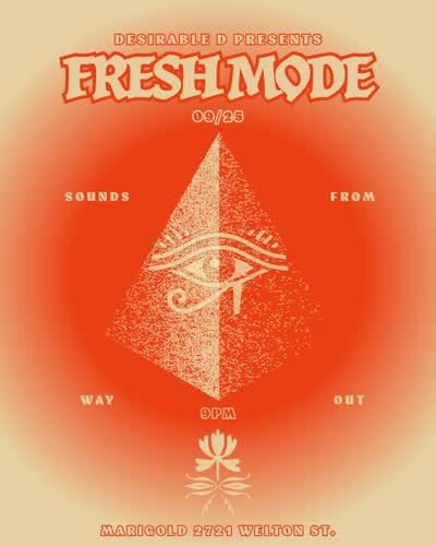 Super hyped to announce I’ll be rocking the decks @marigolddenver September 25th! #FRESHMODE with the sounds from way out 🛸 Come thru true and sip one with your boy! As always, it’s an all vinyl love affair 🧡 PEACE
