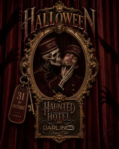 DARLING HAUNTED HOTEL HALLOWEEN