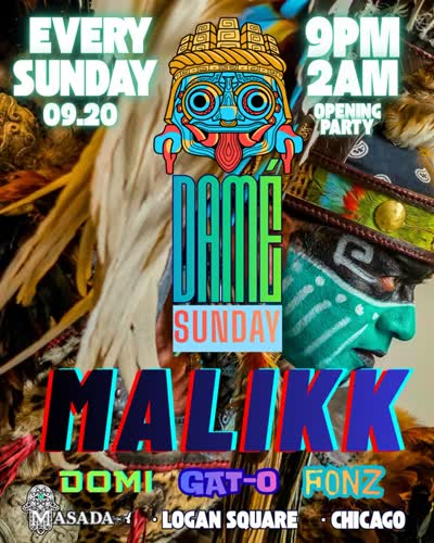 DAMÉ SUNDAY Opening Party