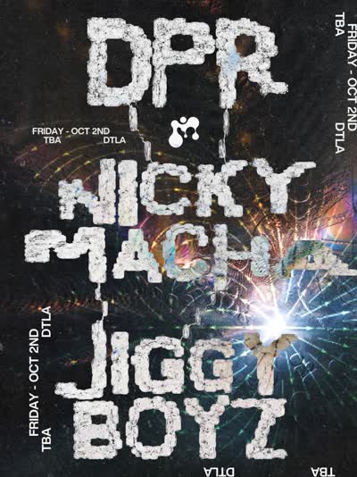 Kicking off October right with the returning Brazilian master - @dpr___________ LA Debut for @nickymacha - one of London Club Culture’s Finest. @jiggyboyzla make their Melt debut