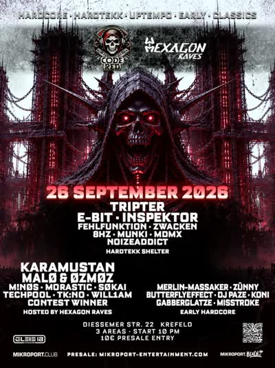 CODE RED X HEXAGON RAVES PRESENTS
