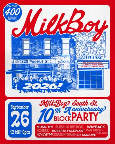 TEN YEARS of MilkBoy South St block party