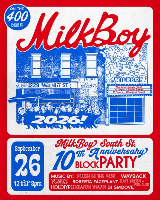 TEN YEARS of MilkBoy South St block party