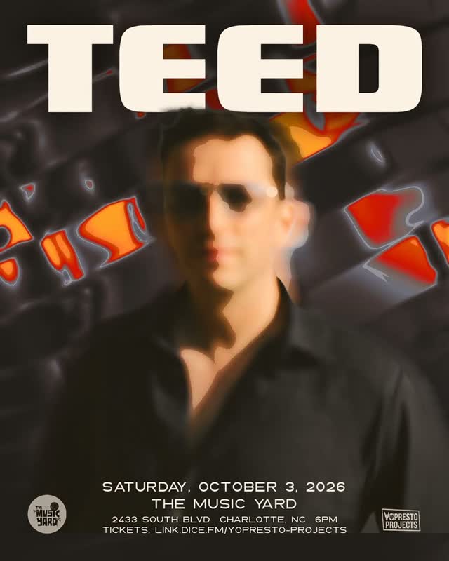 Announcing electronic innovator, sonic shapeshifter & true dance floor force @teed is returning to The Yard on Saturday, October 3rd!
