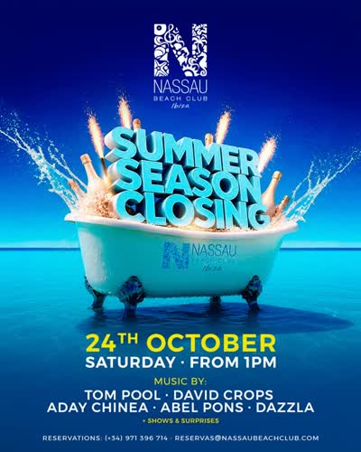 OCTOBER 24TH | SUMMER SEASON CLOSING