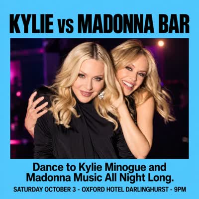 KYLIE vs MADONNA BAR