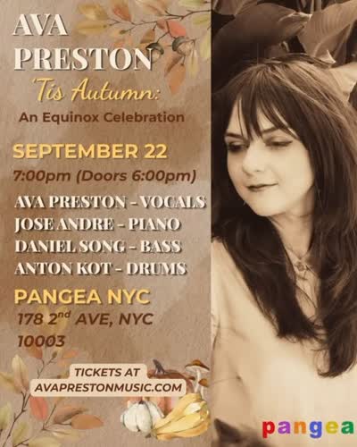 Autumn Equinox show featuring my newest fall-themed arrangements and compositions, and a few old favorites too. Come join us for a night of jazz, blues, and original music!