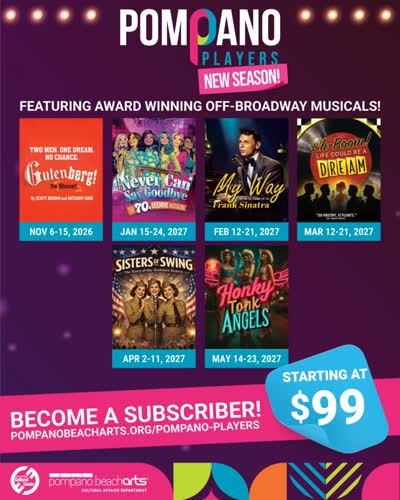 Pompano Players New Season! Featuring Award Winning Off-Broadway Musicals