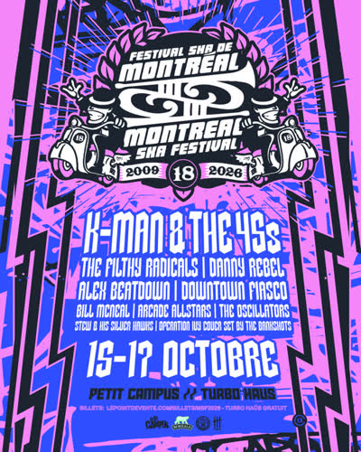 @mtlskafest 18e édition - Société Ska de Montréal & @petitcampus presents three nights of ska