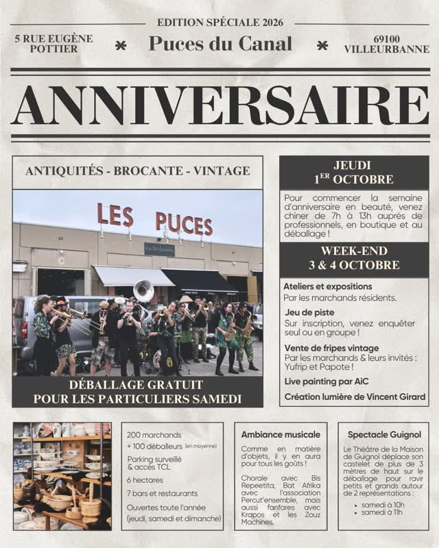 Puces du Canal Anniversaire