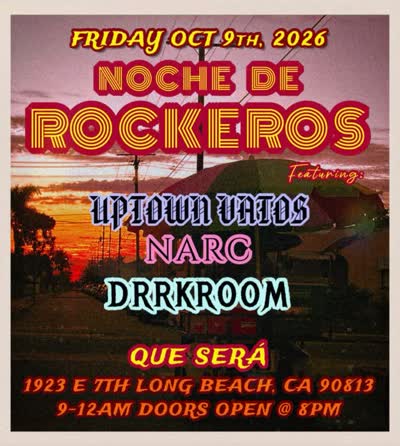 NEXT SHOW: FRIDAY OCTOBER 9TH 2026