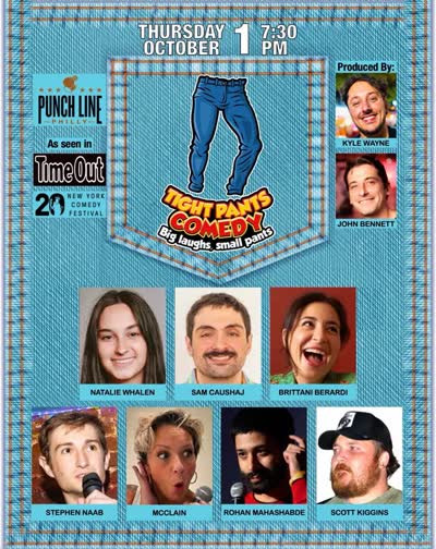 PHILLY! We’re thrilled to be back at @punchlinephilly THURSDAY, OCTOBER 1!