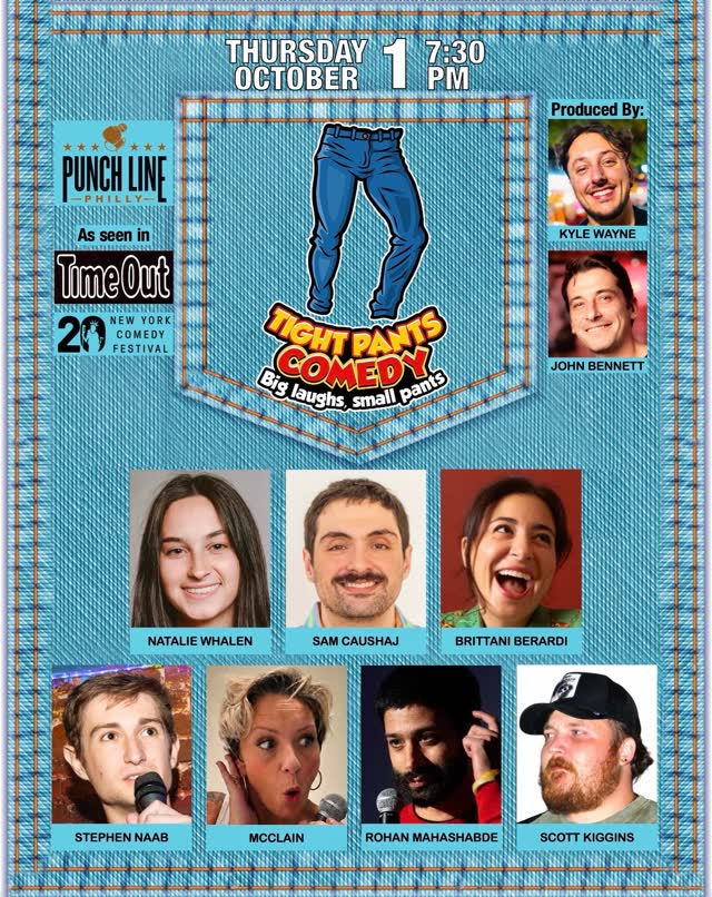 PHILLY! We’re thrilled to be back at @punchlinephilly THURSDAY, OCTOBER 1!