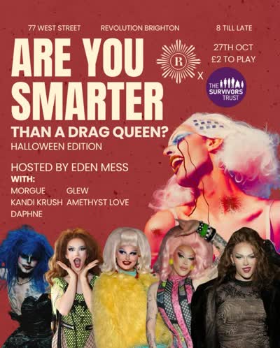 ARE YOU SMARTER THAN A DRAG QUEEN HALLOWEEN EDITION!!!