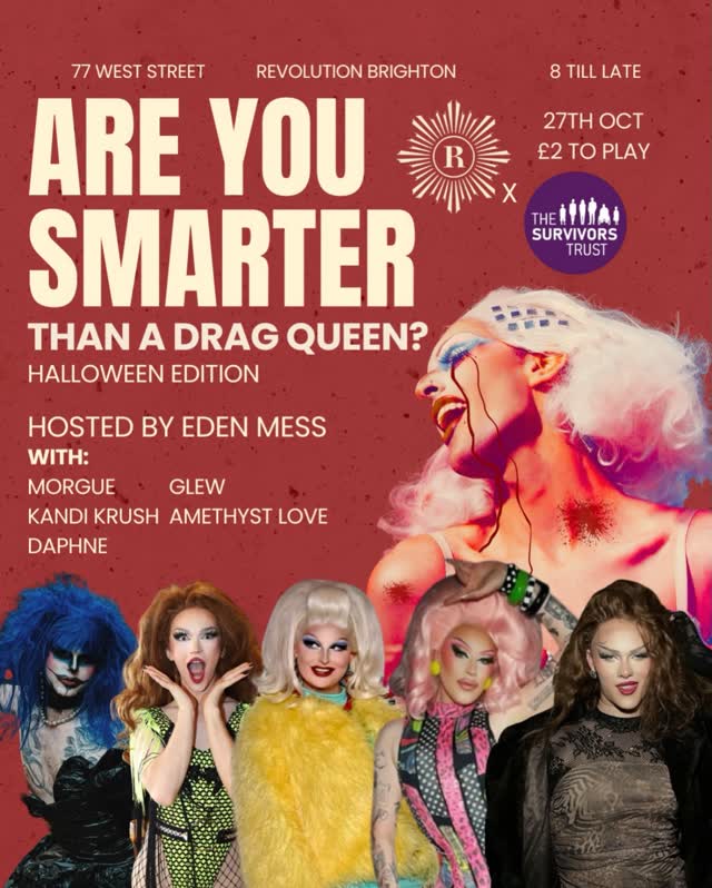 ARE YOU SMARTER THAN A DRAG QUEEN HALLOWEEN EDITION!!!