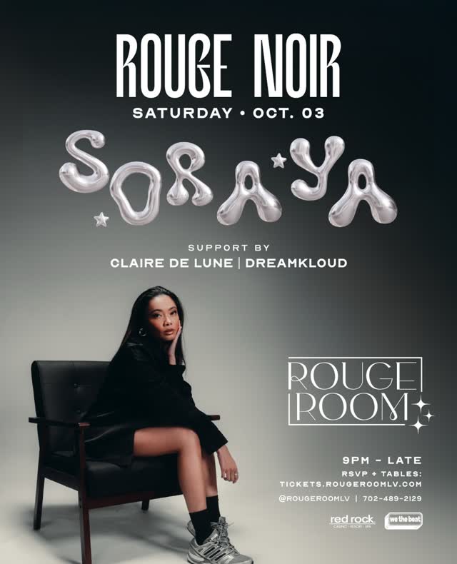 Soraya Noir Debut at Rouge Room LV