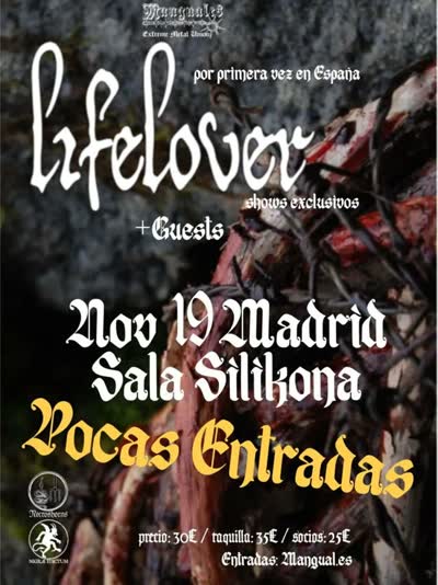 LIFELOVER – 2026 | PRIMERA GIRA EN ESPAÑA