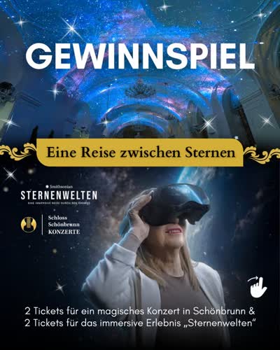 Gewinnspiel: Schloss Schönbrunn Konzert & Smithsonian’s STERNENWELTEN