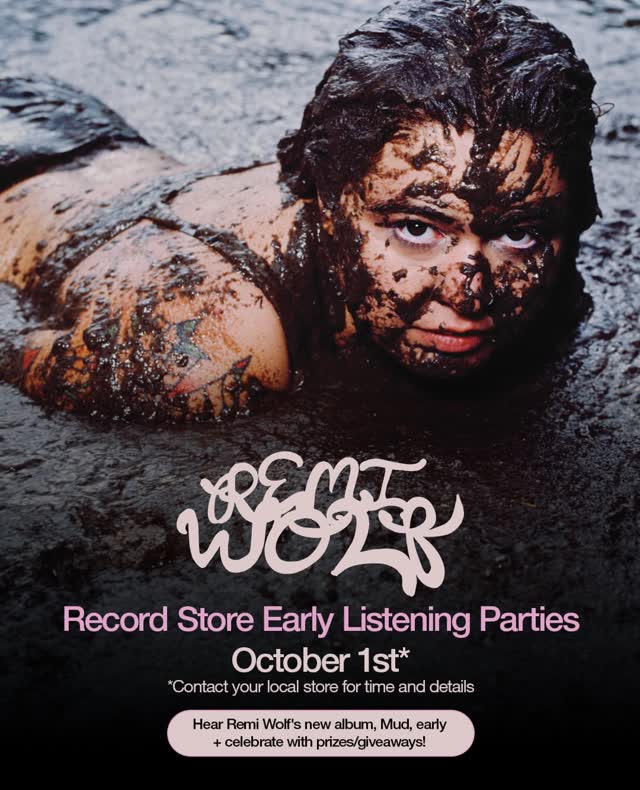 Record stores are getting MUD-dy on Thursday October 1 as they get an early listen to the new album from REMI WOLF!