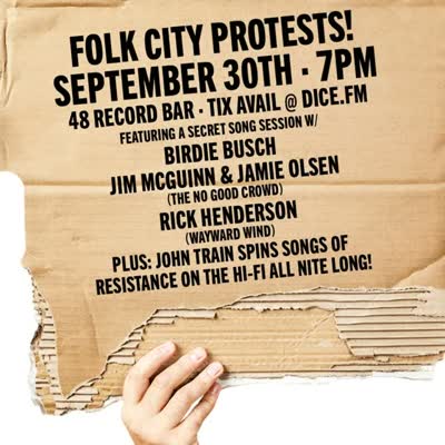 Folk City presents SONGS OF PROTEST