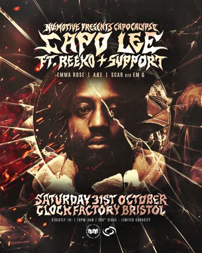 Nu:Motive Presents Capocalypse - Capo Lee ft. Reeko + Support