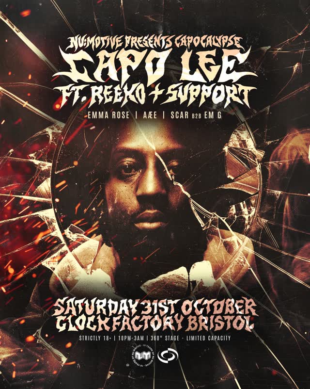 Nu:Motive Presents Capocalypse - Capo Lee ft. Reeko + Support