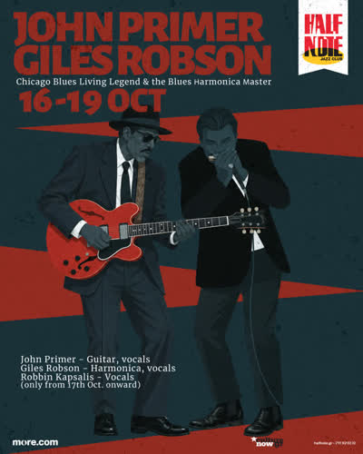 John Primer & Giles Robson at Half Note Jazz Club